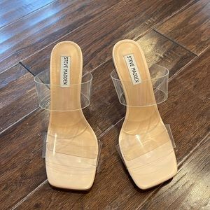 Steve Madden Clear Wedges